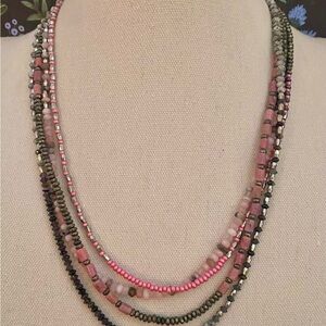 Sundance Catalog Rhodolite & Silver Necklace